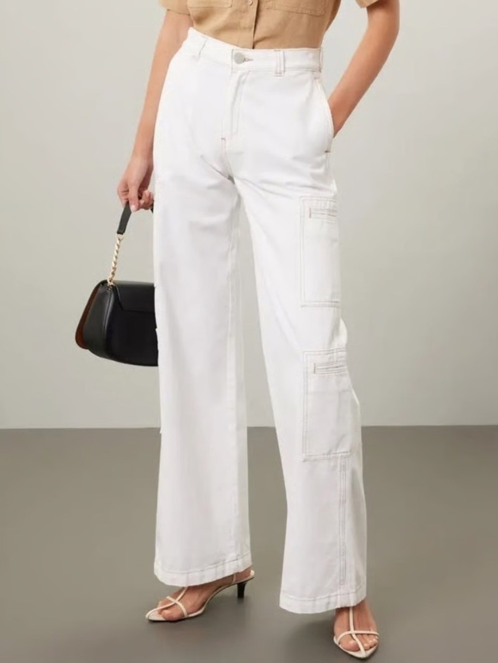 BOGO! Hudson High-Rise Welt Pocket Cargo Wide Leg Jean size 24